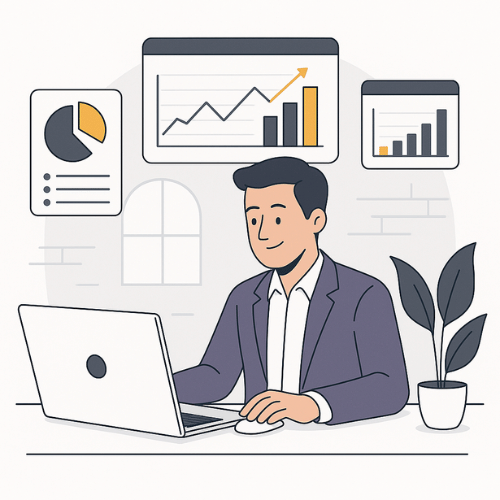 ANÁLISIS DE NEGOCIO Toma decisiones basadas en datos. ✅ Panel con métricas en tiempo real ✅ Análisis de ventas, ingresos y desempeño ✅ Reportes personalizables por empleado o sucursal ✅ Optimiza estrategias según resultados